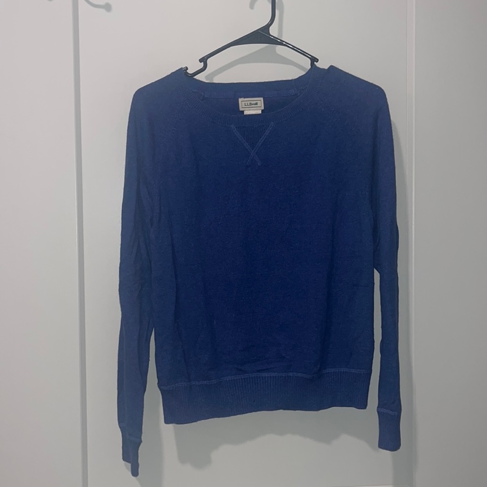 LL Bean Cotton Cashmere Crewneck Sweater